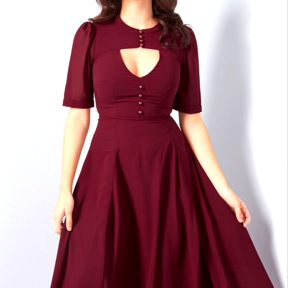 Collectif x Modcloth Portrait of Panache Dress UK 22/3X